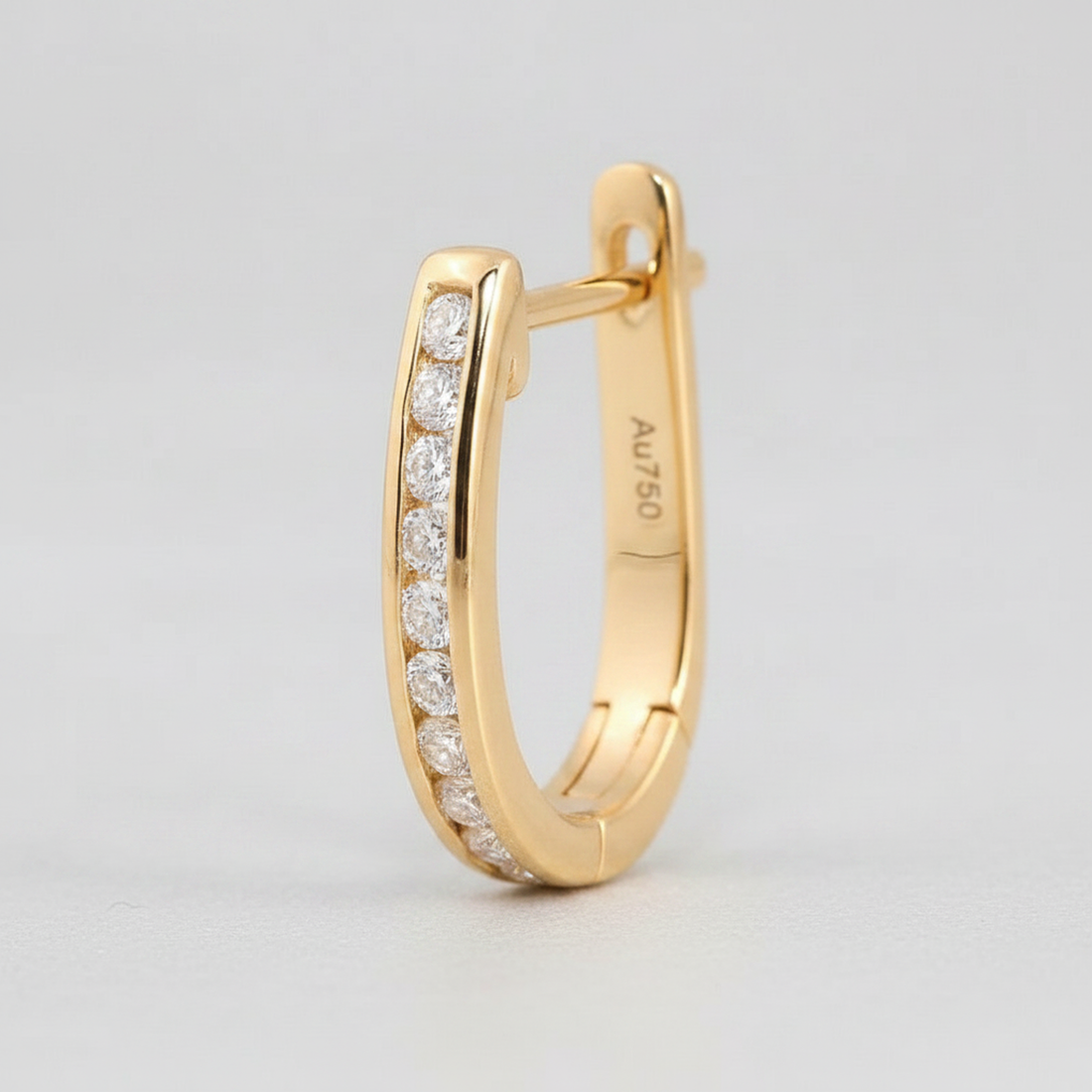 Gold Huggie Hoops — image 2