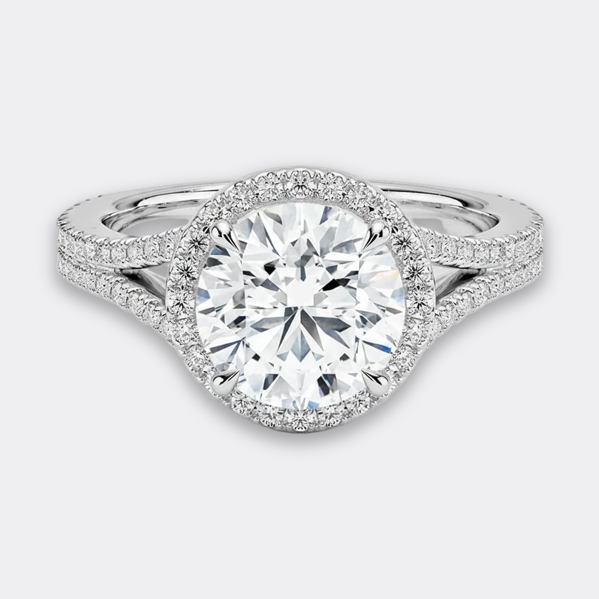 6-Prong Round Solitaire Ring