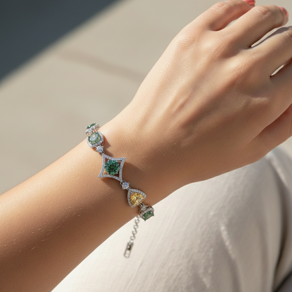 Iced Tennis Bracelet · GRA — image 5
