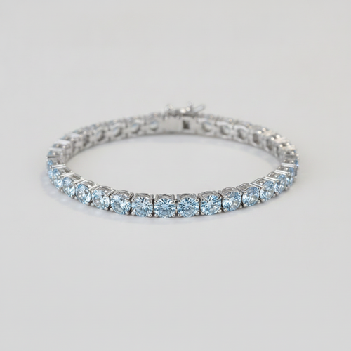 3mm Round Tennis Bracelet detail