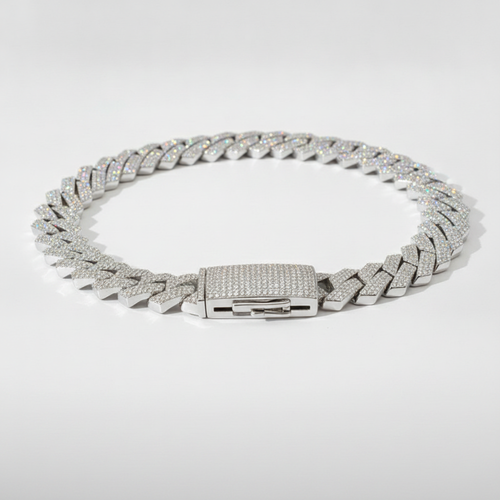 18mm Iced Cuban Chain detail
