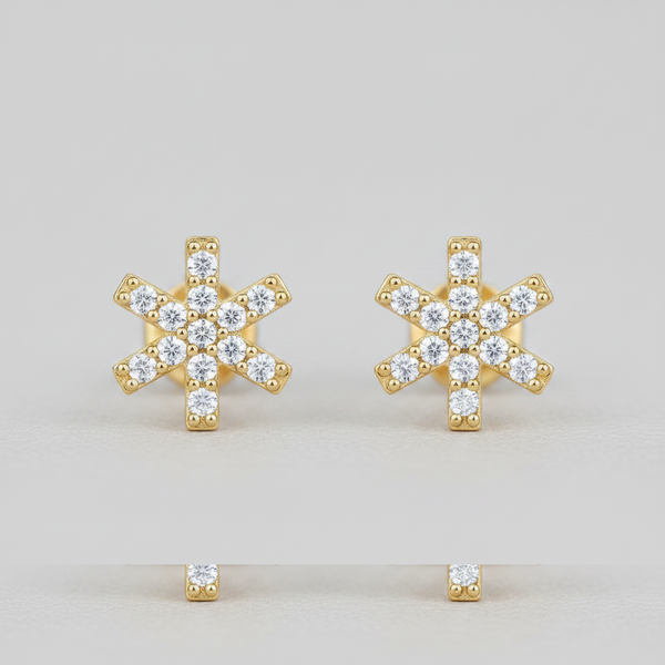 Gold Cluster Studs