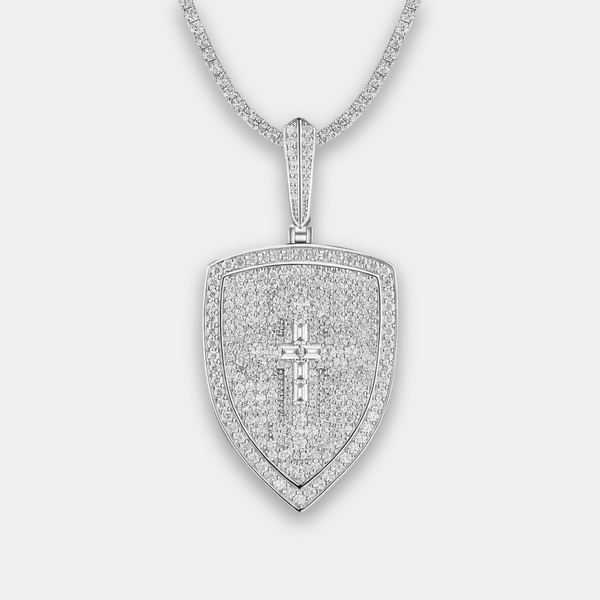 Iced Cross Pendant