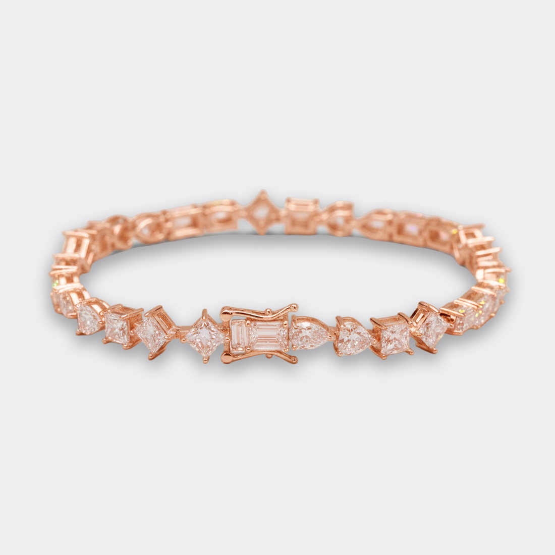 Iced Fancy-Cut Tennis Bracelet — image 3