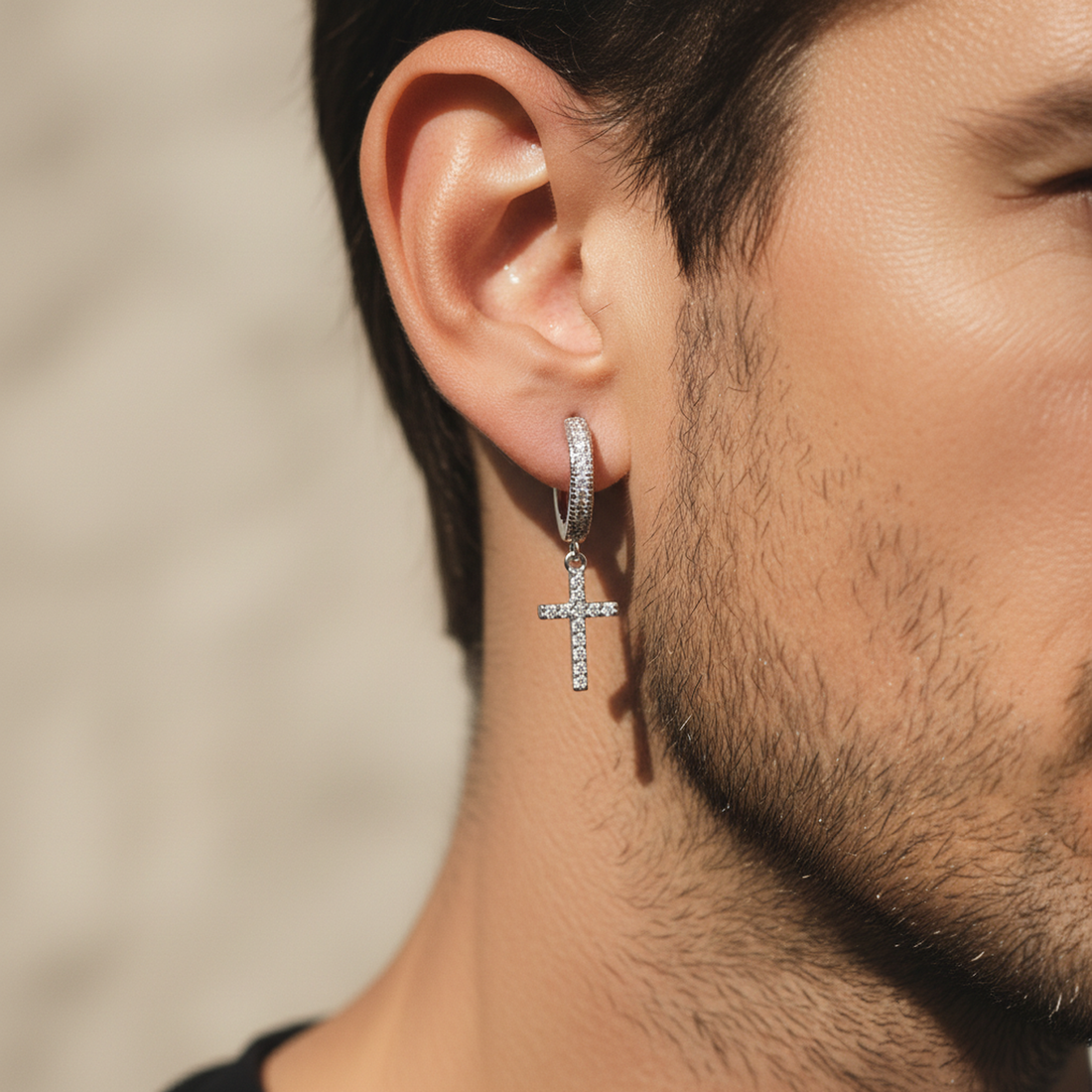 Iced Cross Studs — image 4