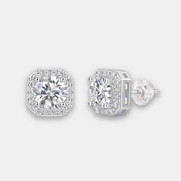 Oval Stud Earrings