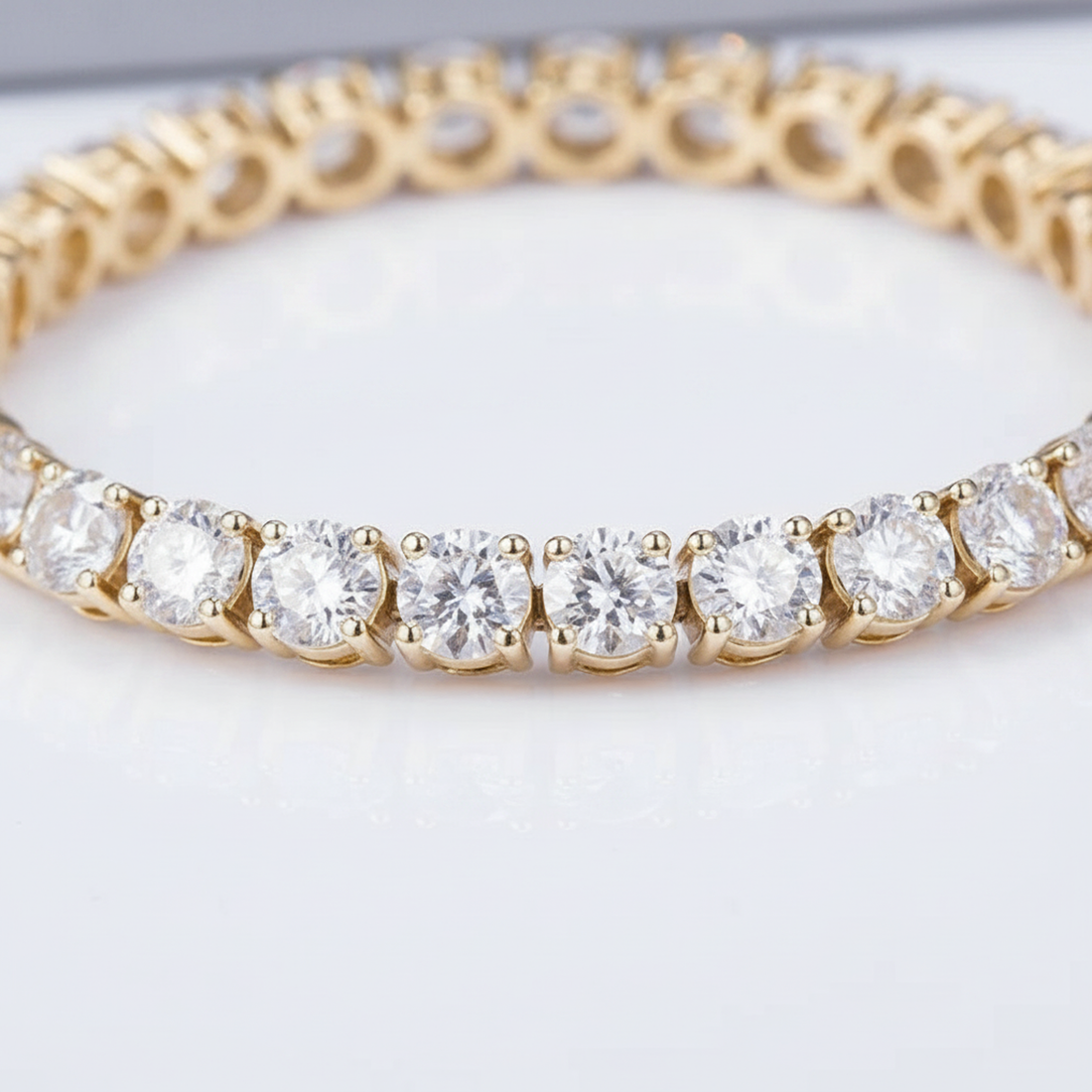 Gold Tennis Bracelet — image 3