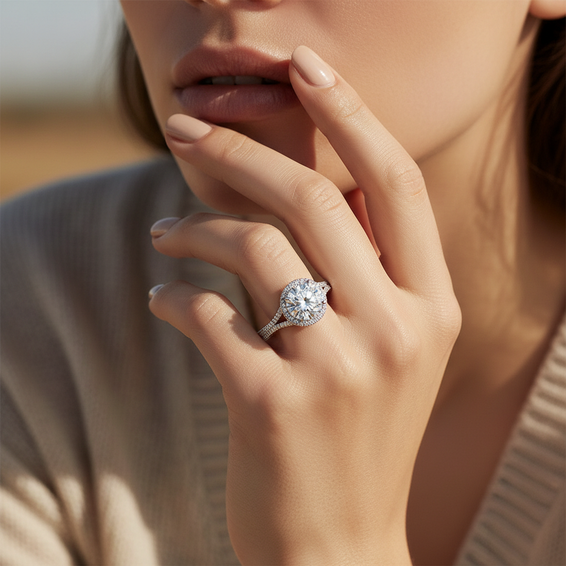 6-Prong Round Solitaire Ring — image 4