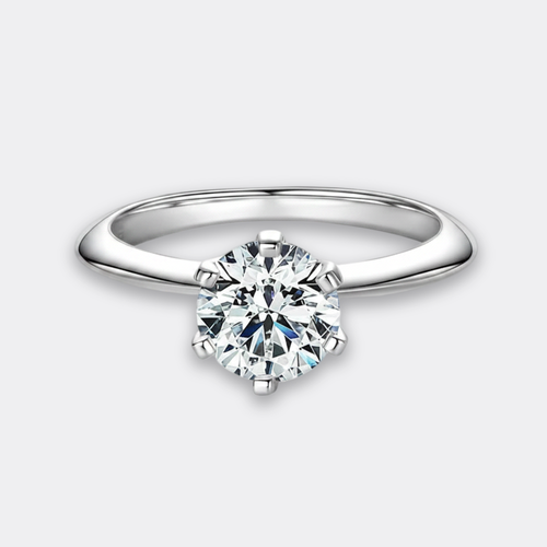 0.5ct Round Solitaire Ring