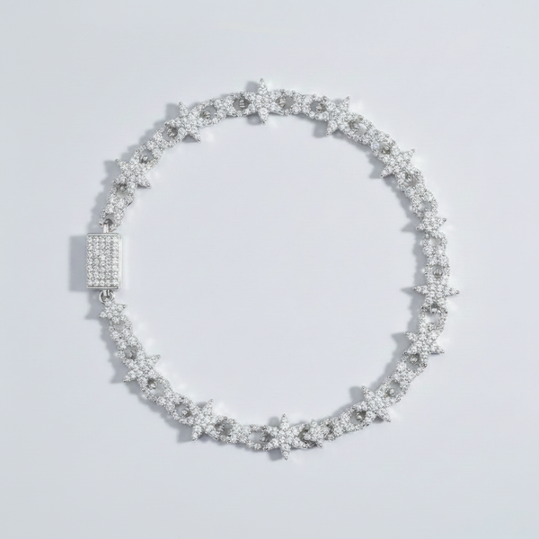 Iced Star Link Chain