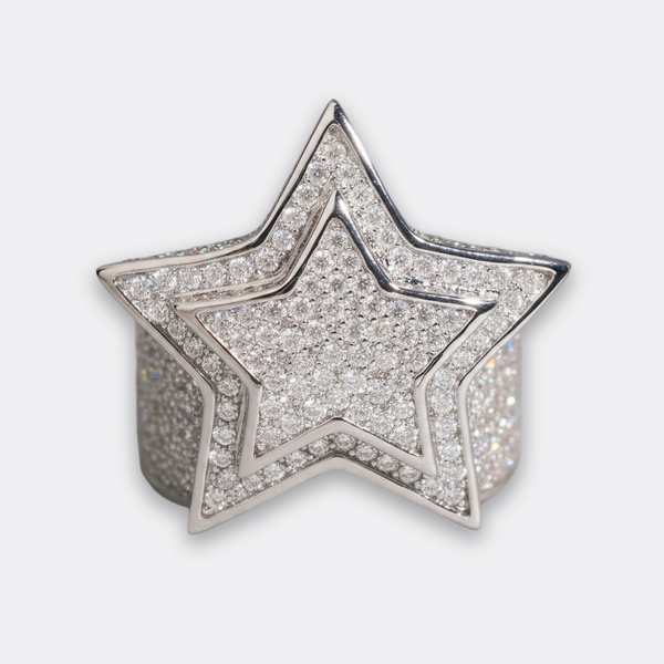 Iced Star Ring