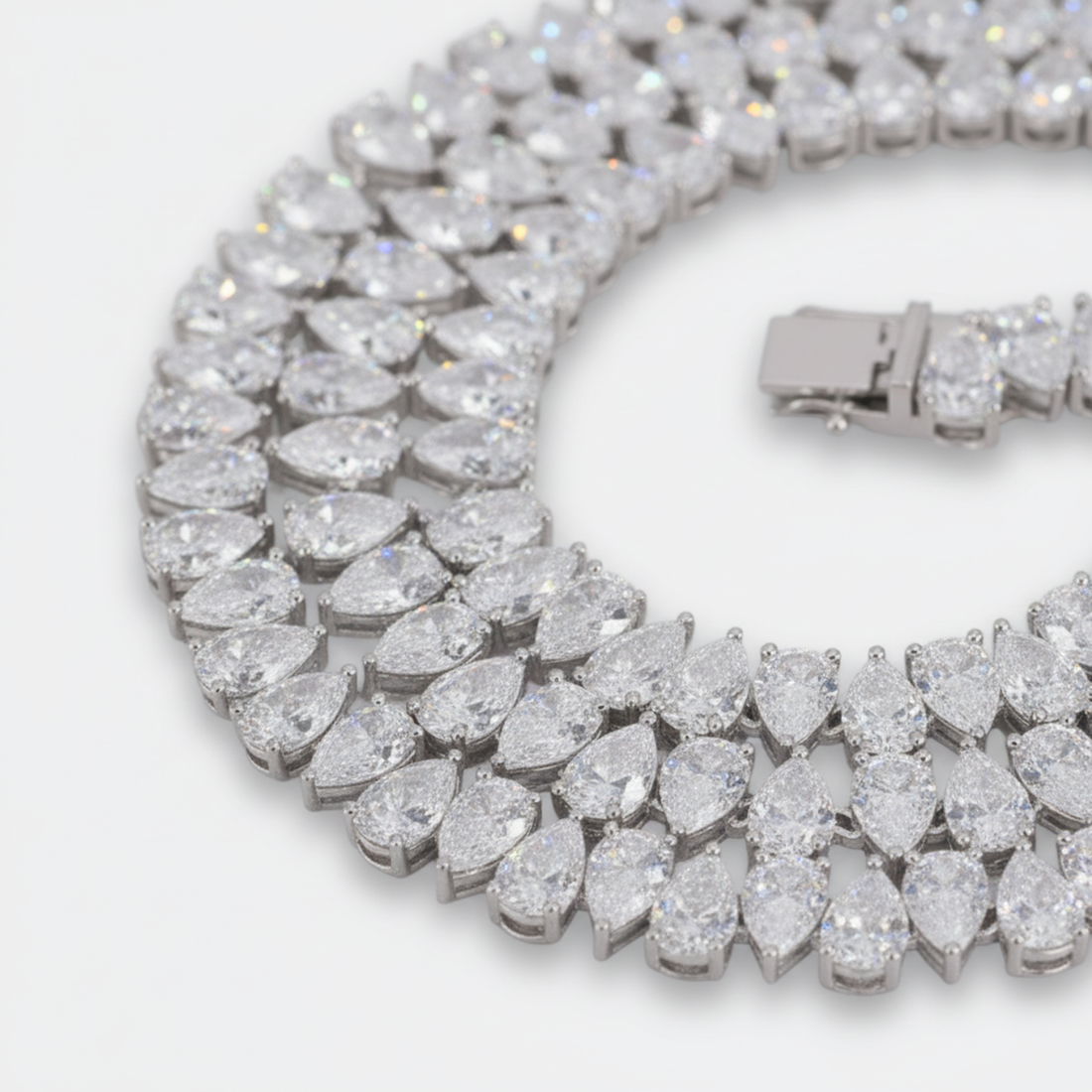 Pear-Cut Tennis Chain — image 2