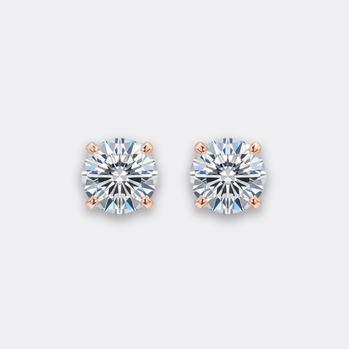 0.8ct Round Studs