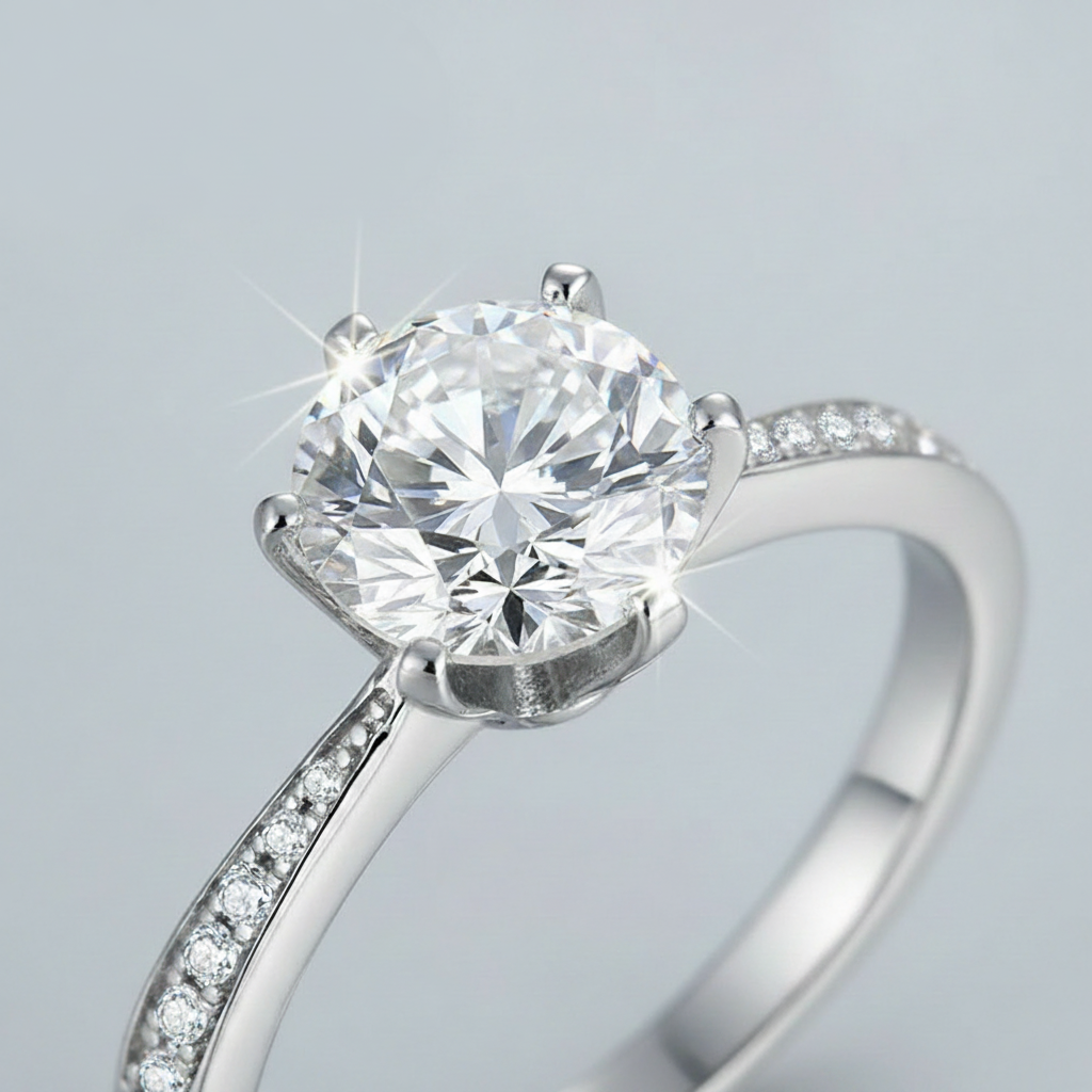 1.5ct Round Solitaire Ring — image 4