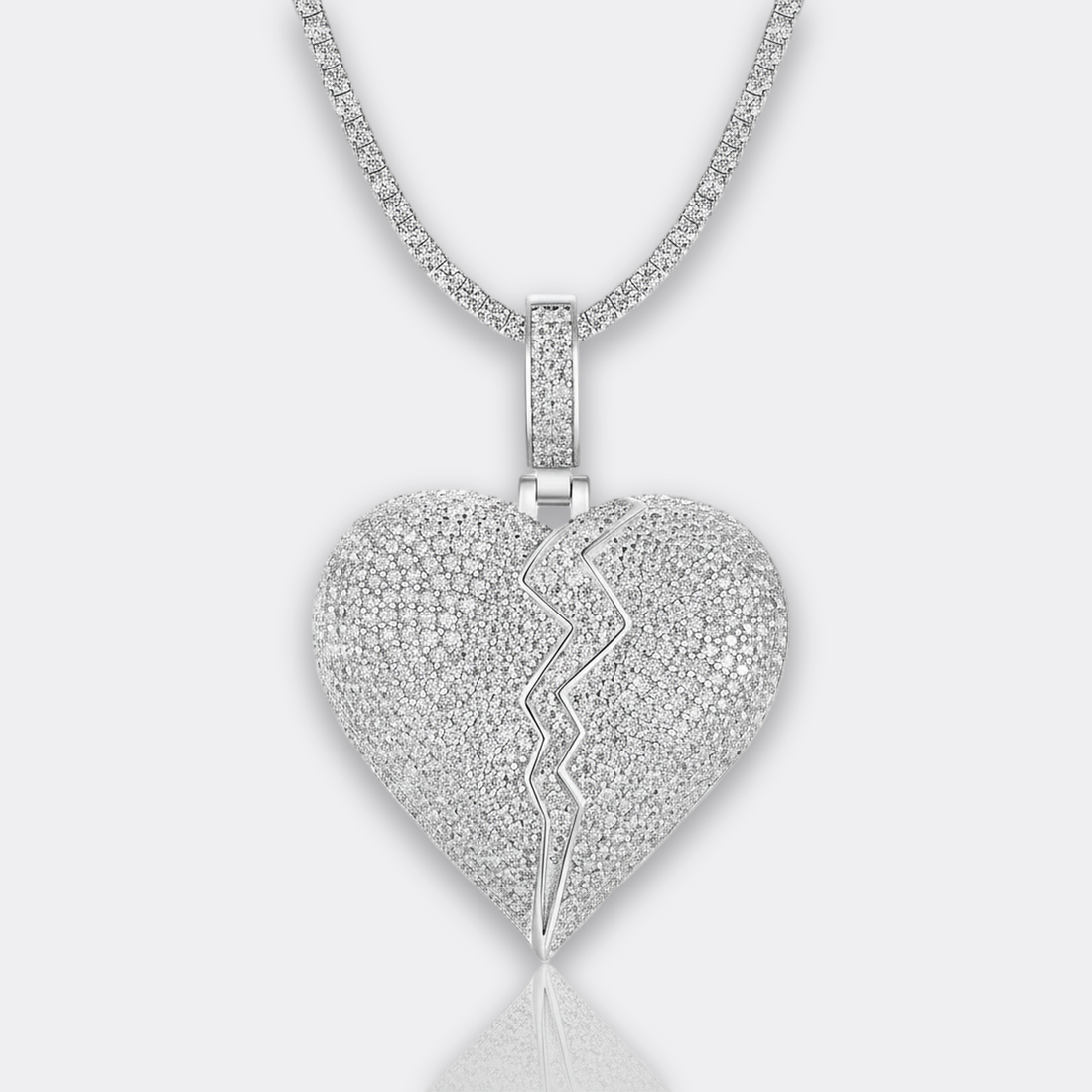 Heart Moissanite Pendant — image 1