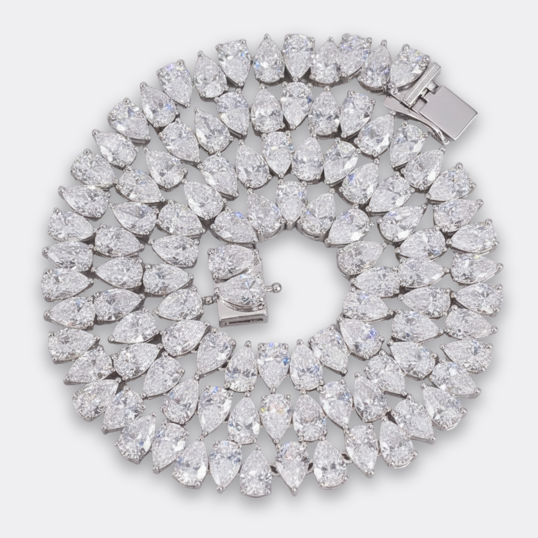 Pear-Cut Tennis Chain — image 1