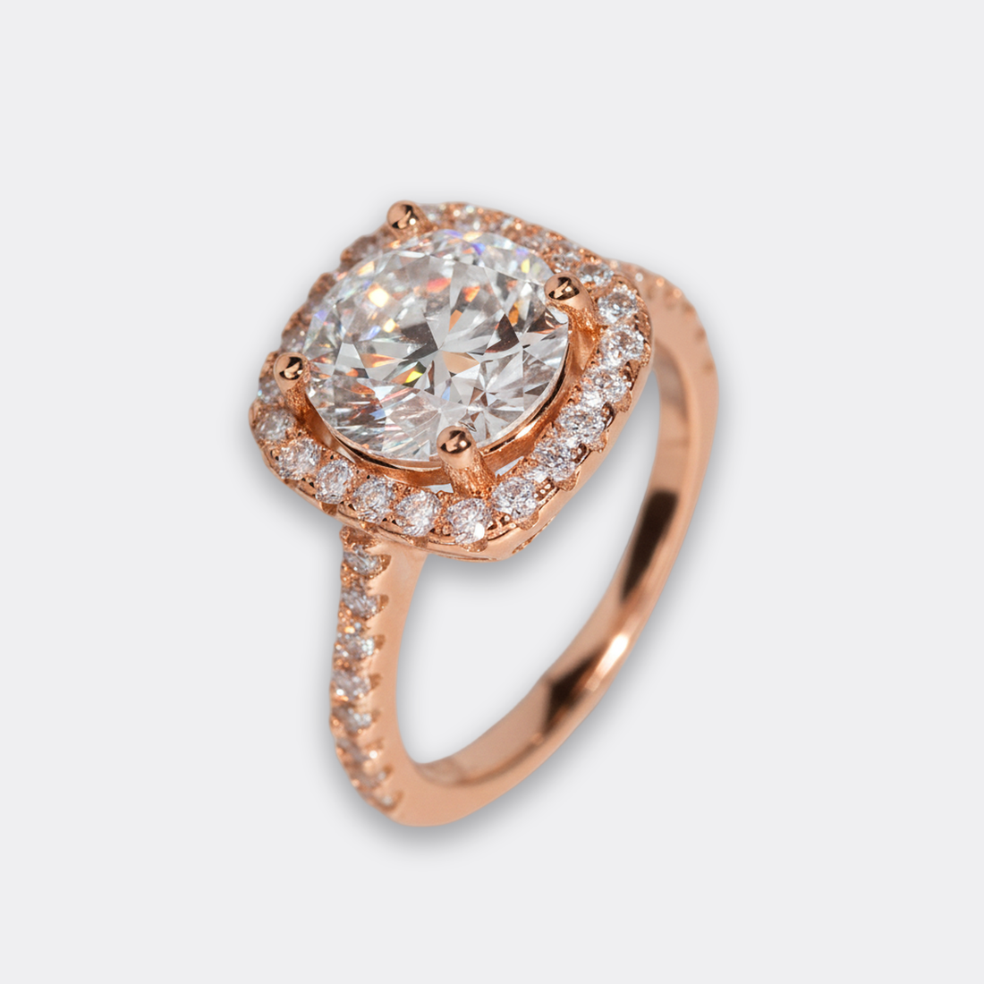 3ct Round Bridal Set — image 3