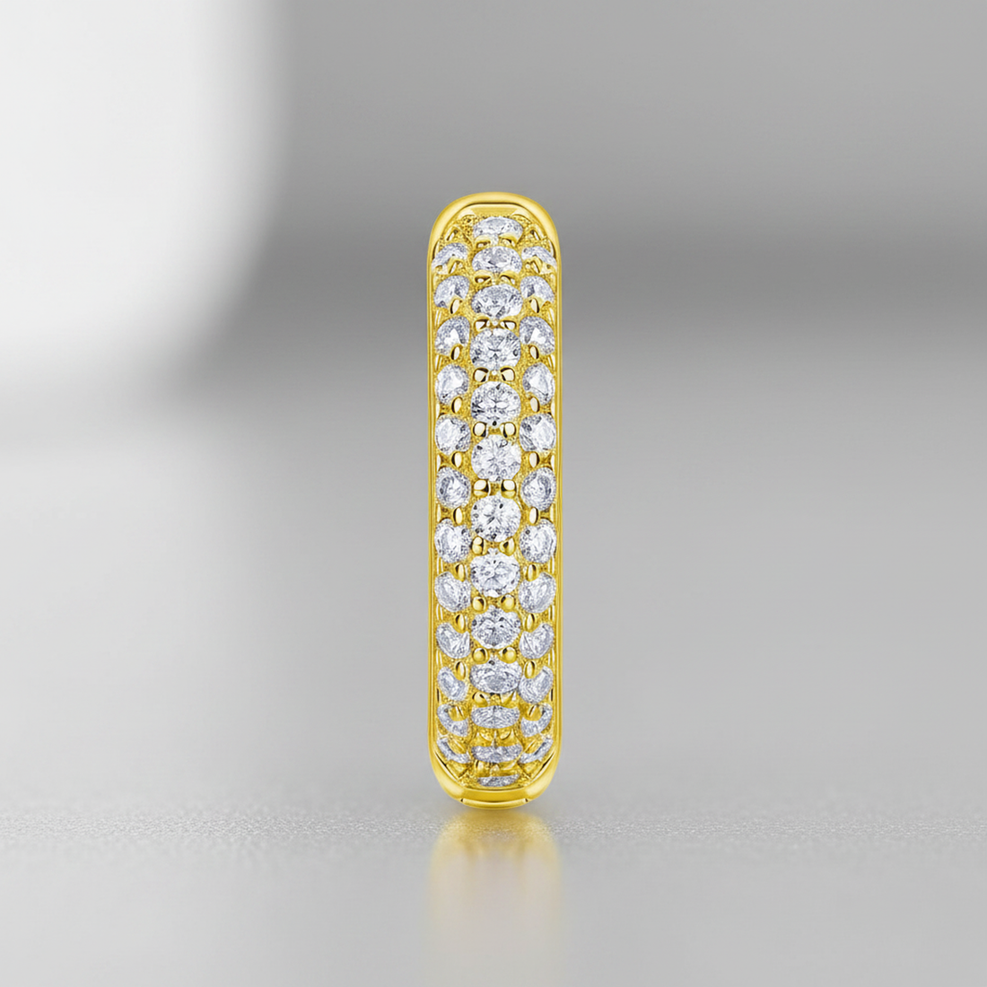 Large Pavé Hoops — image 2